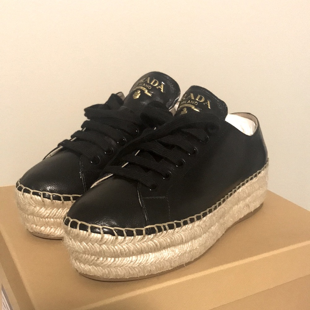 PRADA espadrille sneakers